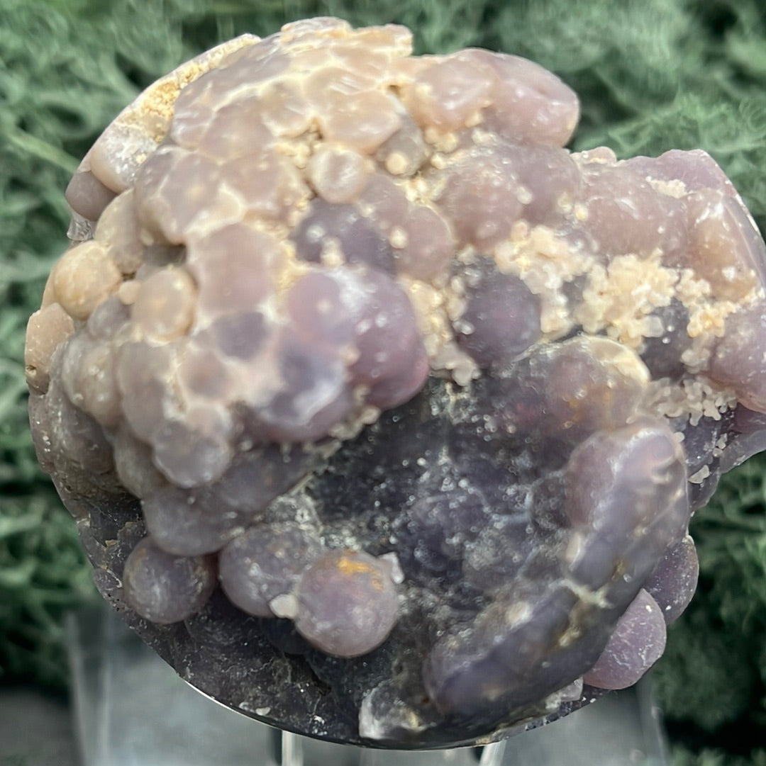 Trauben Achat Druzy Kugeln aus Indonesien (198g) - schönes violett - crystal paradise