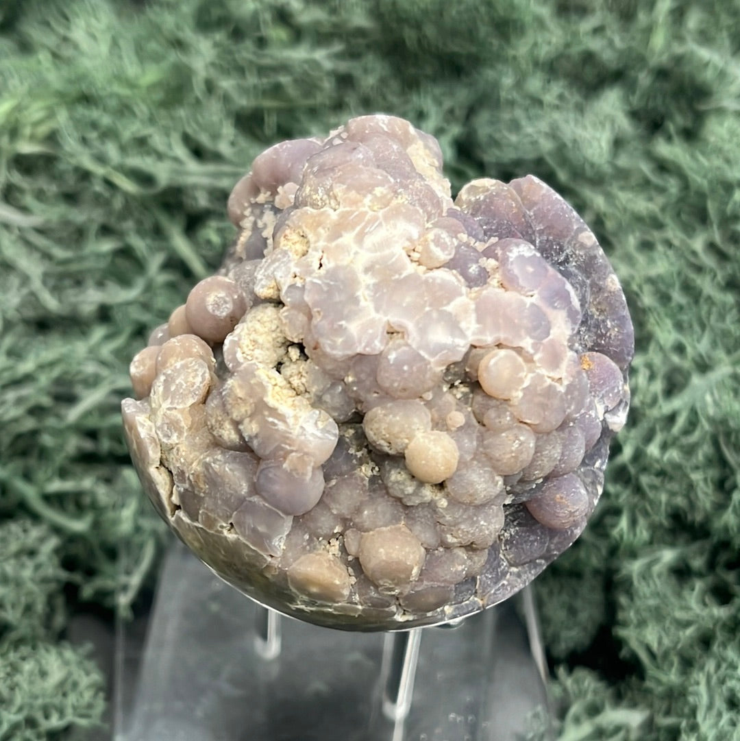 Trauben Achat Druzy Kugeln aus Indonesien (198g) - schönes violett - crystal paradise