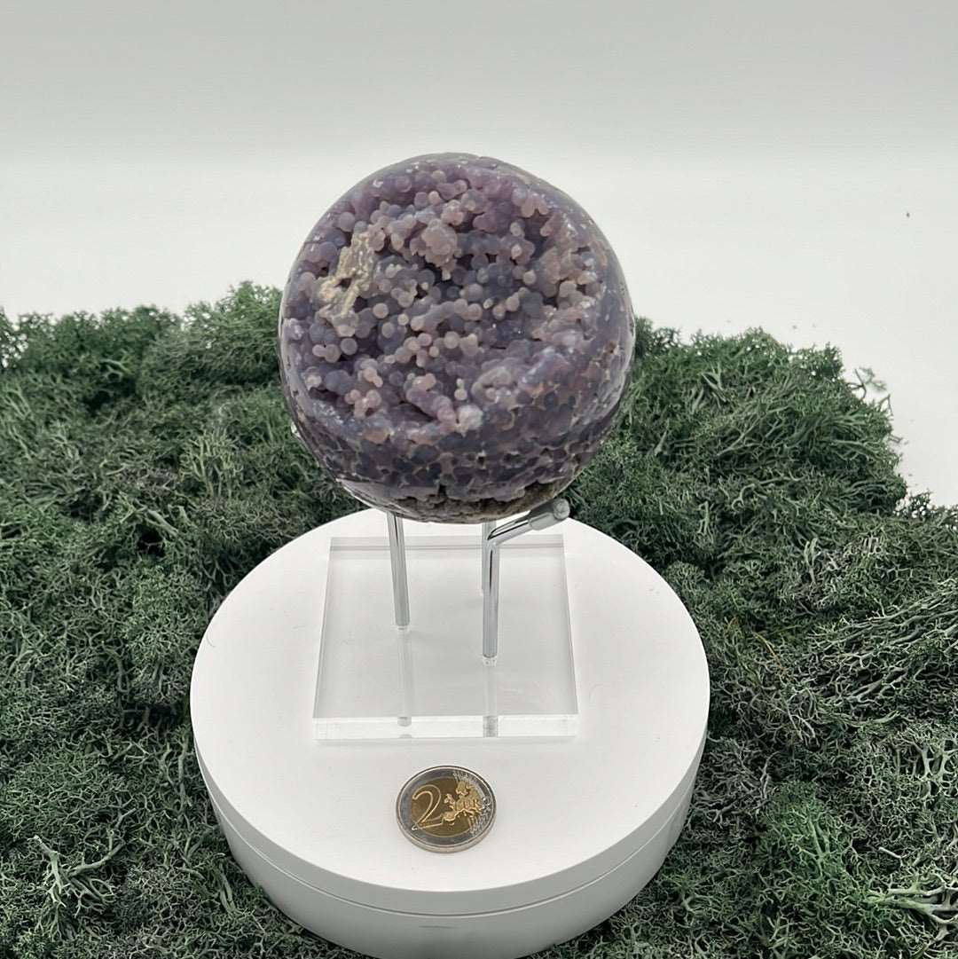 Deko: Trauben Achat Druzy Kugeln aus Indonesien (590g)