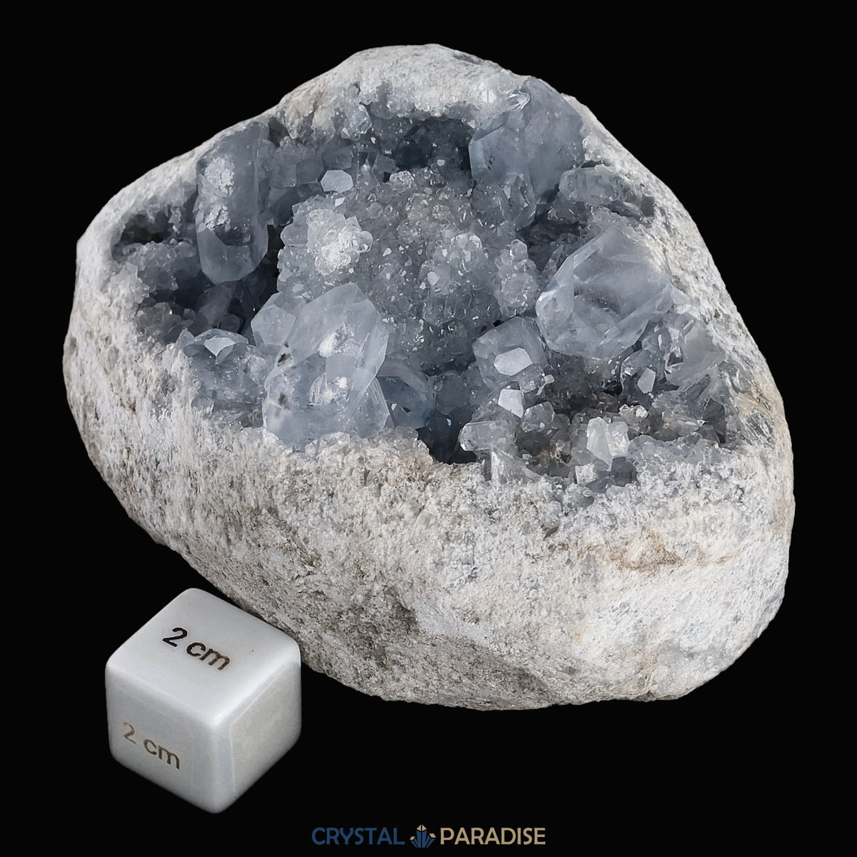 Celestin Geode aus Madagaskar (1237g)