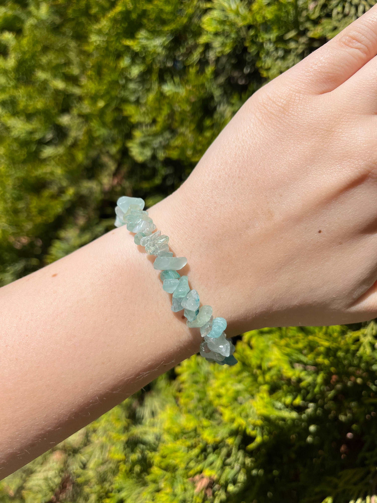 Armband aus Aventurin-Chipstone-Perlen - 1 Stück