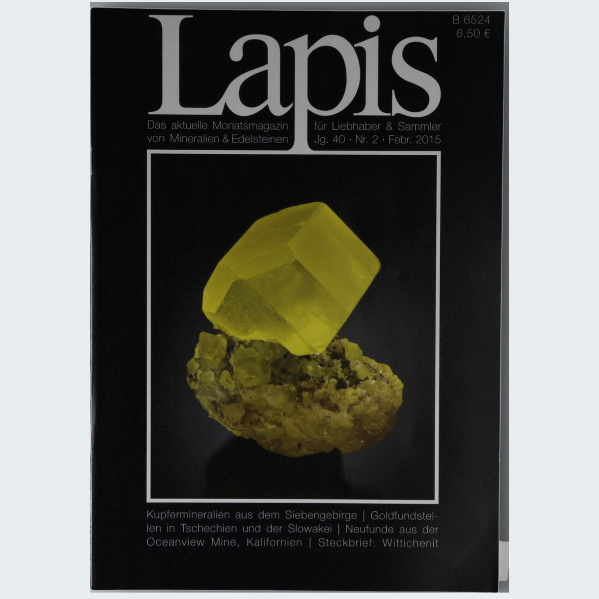 Lapis Magazin Jahrgang 2015 Mineralien Fachzeitschrift Christian Weise Verlag