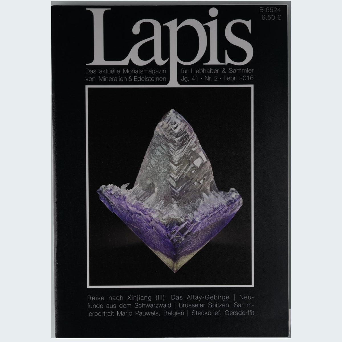 Lapis Magazin Jahrgang 2016 Mineralogie Fachzeitschrift Christian Weise Verlag