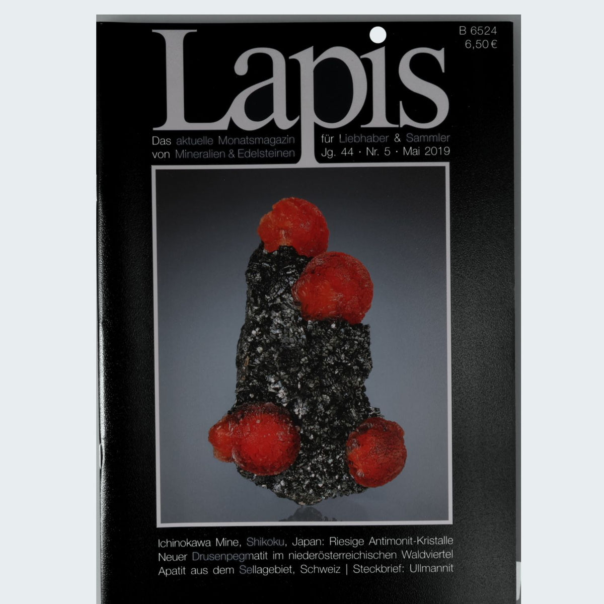 Lapis Mineralien Magazin Jahrgang 2019 Jg. 44 Fachzeitschrift für Sammler