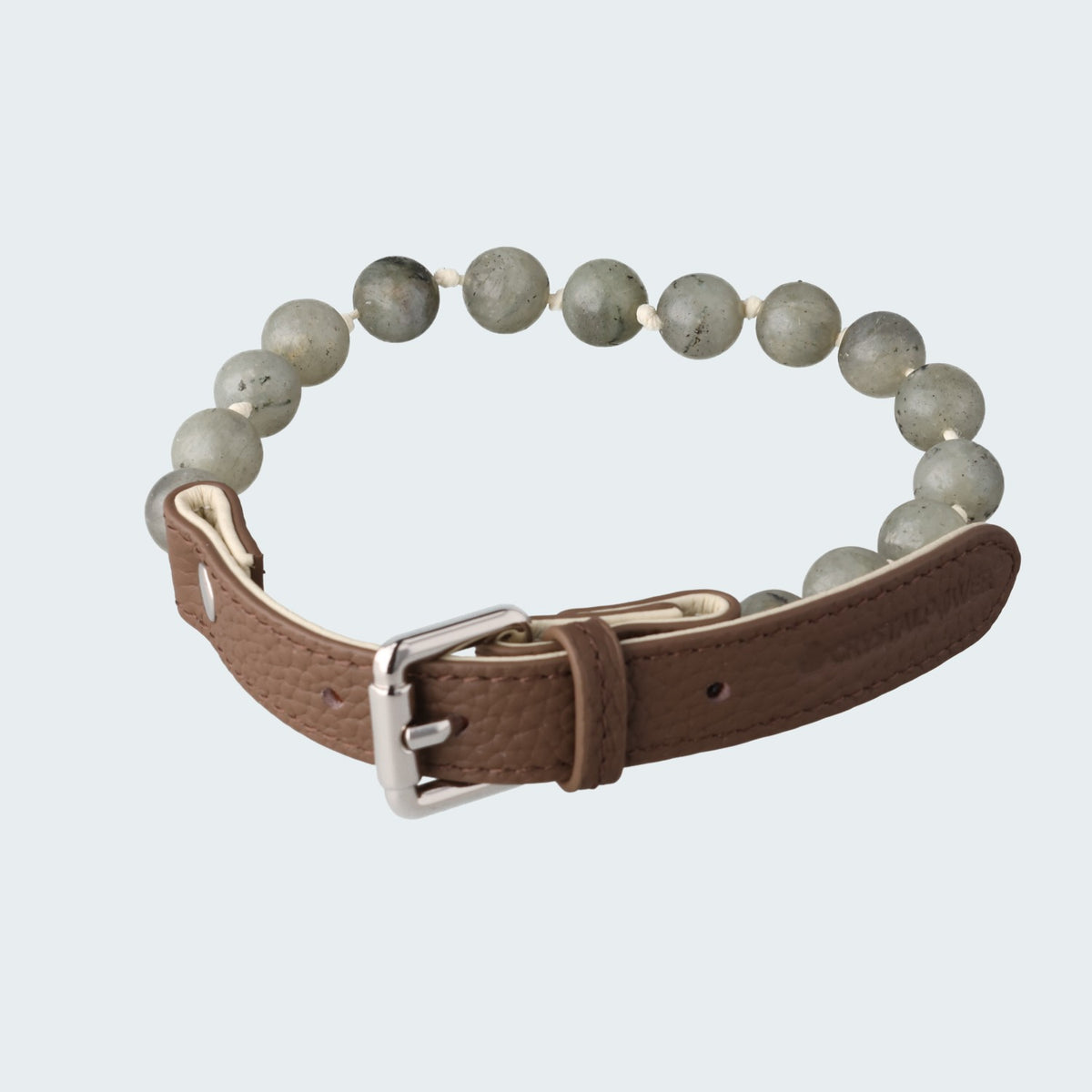 Labradorit–wirkt ausgleichend bei Stimmungsschwankungen - Hundehalsband crystalpower® - crystal paradise