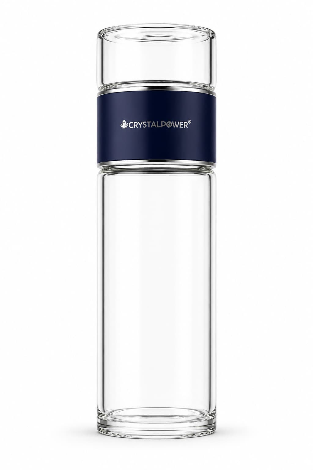 Wasserflasche für Wassersteine crystalpower® mit Kristallen - Ansicht 3