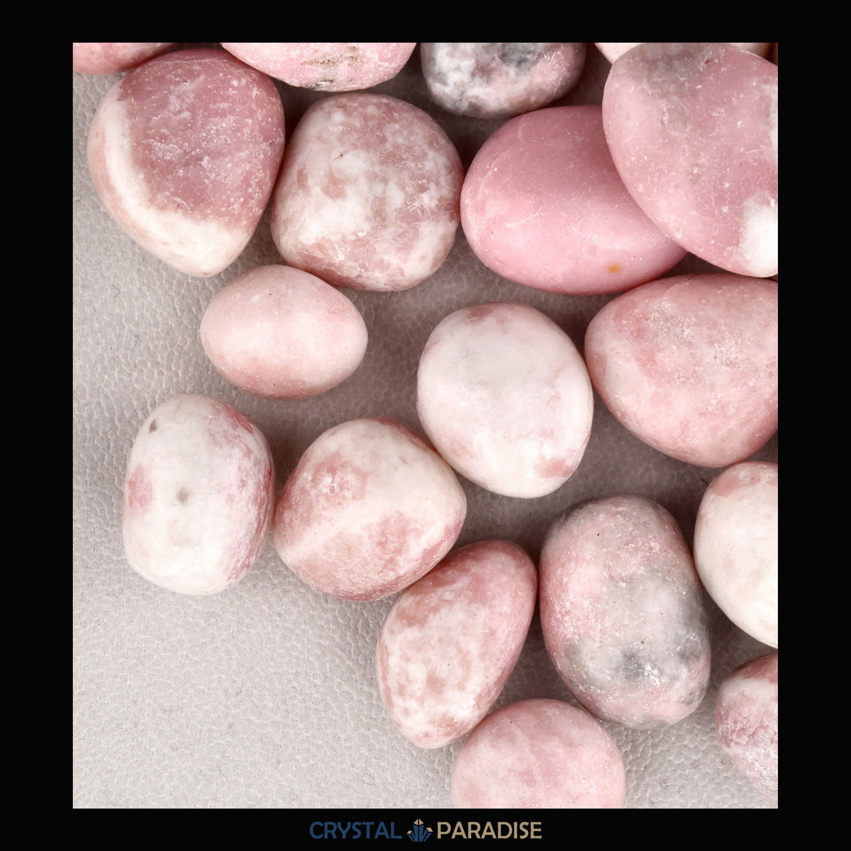 Andenopal rosa Trommelsteine – Ansicht 9