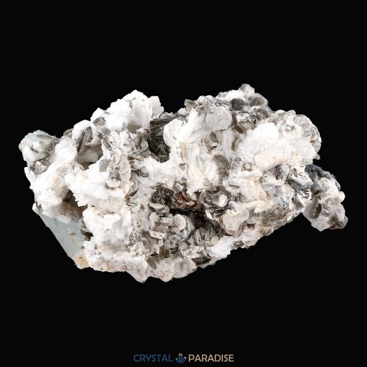 Aquamarin Kristall auf Feldspat aus Pakistan (59g) – Ansicht 6