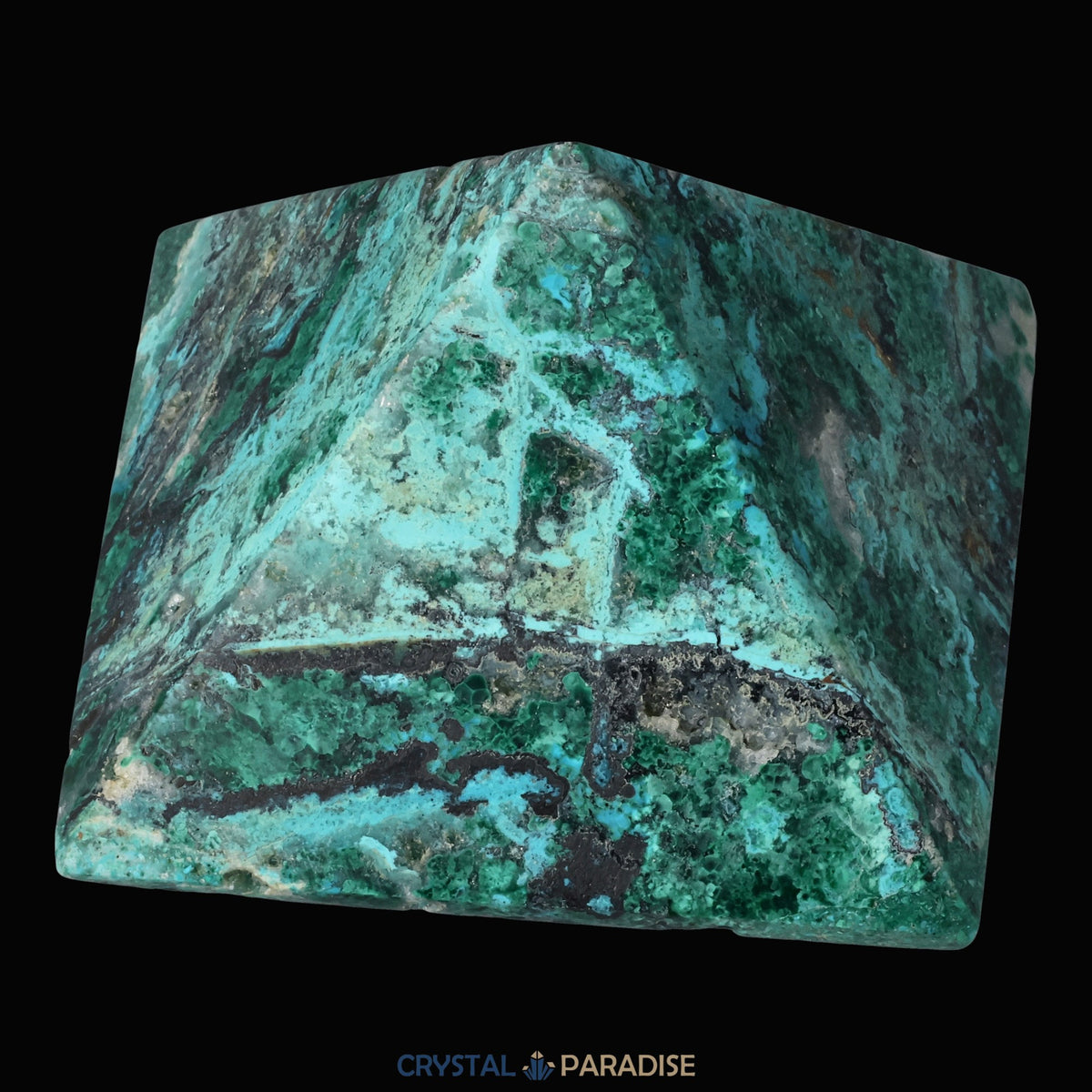 Chrysokoll Pyramide aus Huánuco, Peru – Ansicht 13