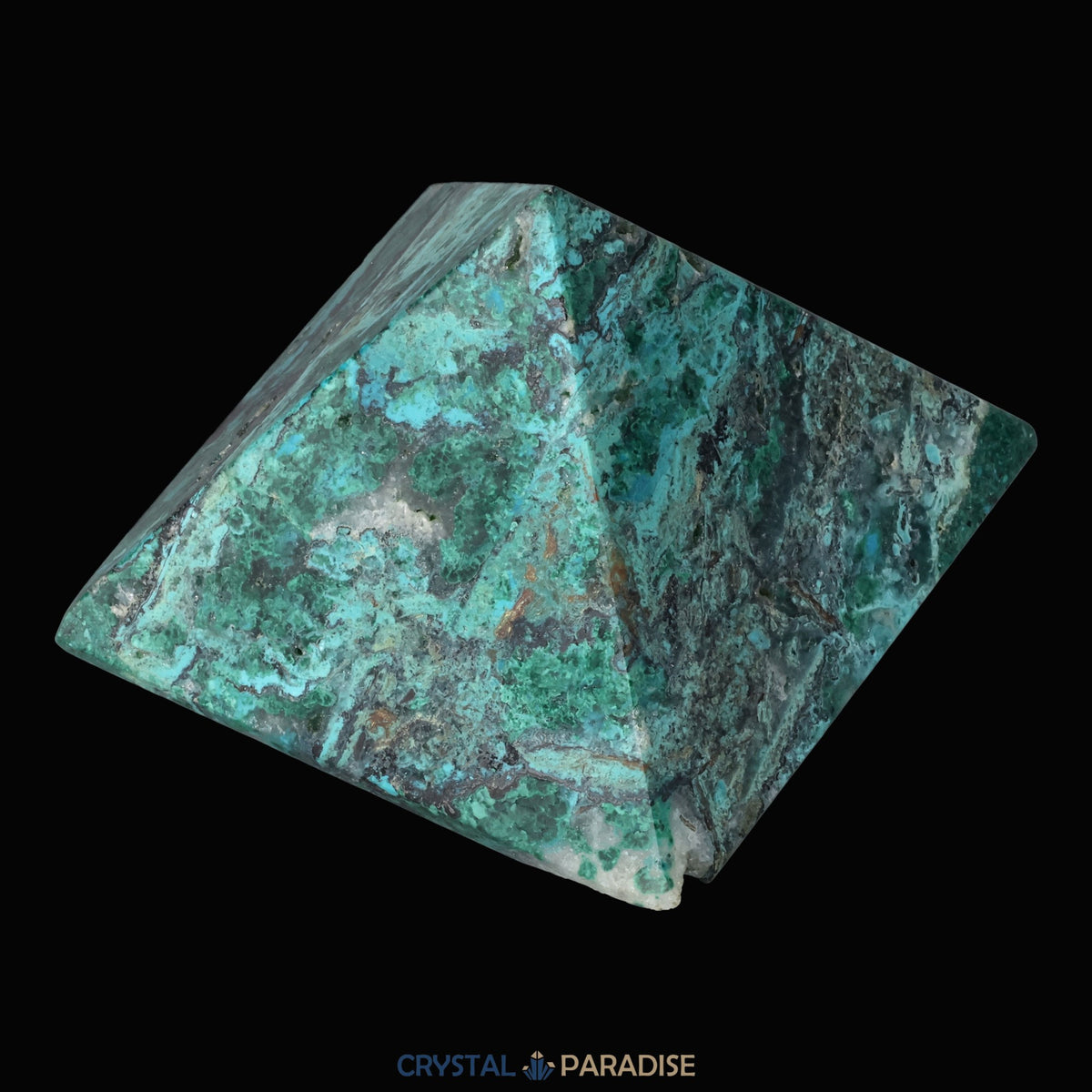 Chrysokoll Pyramide aus Huánuco, Peru – Ansicht 5