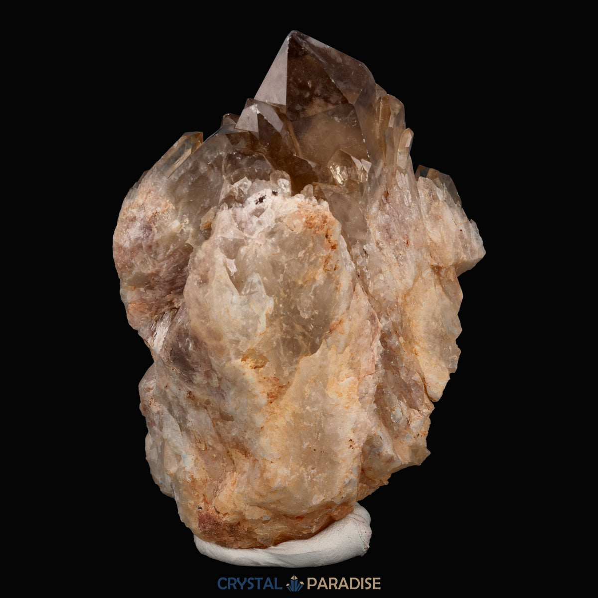 Citrin Handstufe aus Kunduluni, Kongo (327g) - schöne Kristallspitzen – Ansicht 8