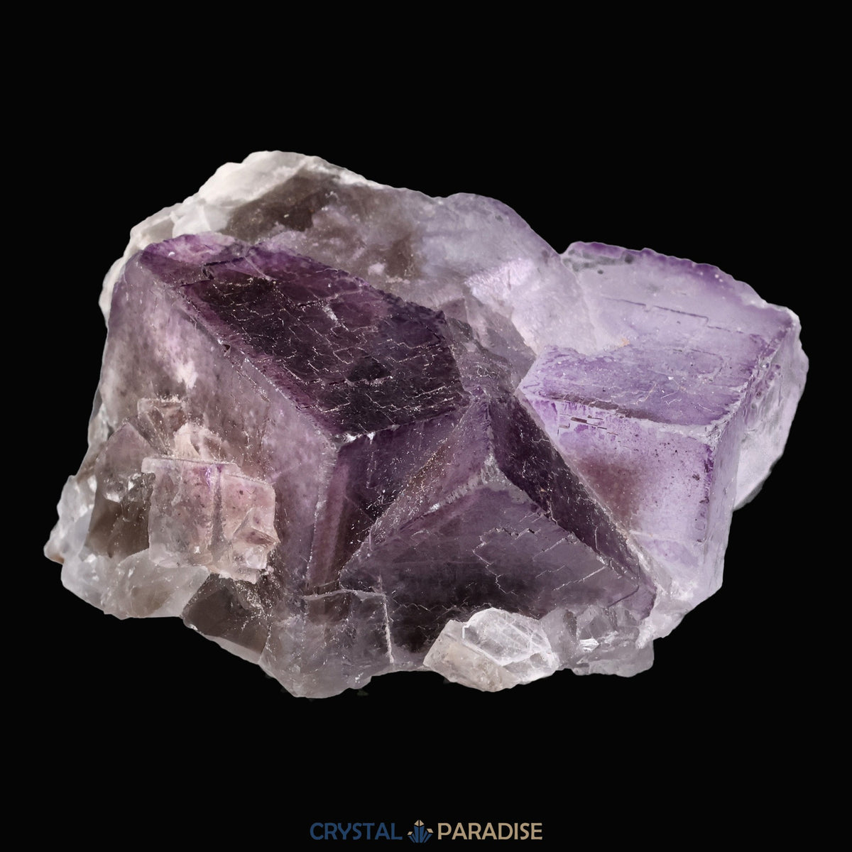 Fluorit Stufe aus Baluchistan Pakistan (88g) mit Phantom – Ansicht 4
