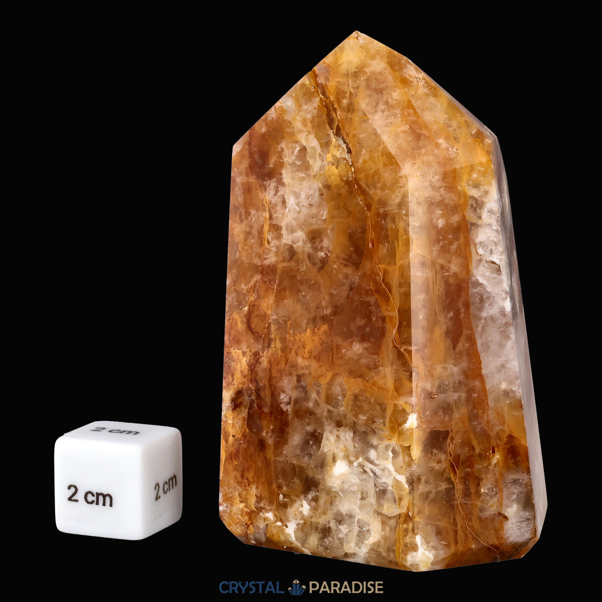 Golden Healer Spitze (Quarz mit Eisenoxid Einschlüssen) aus Brasilien (10,5cm) – Ansicht 6