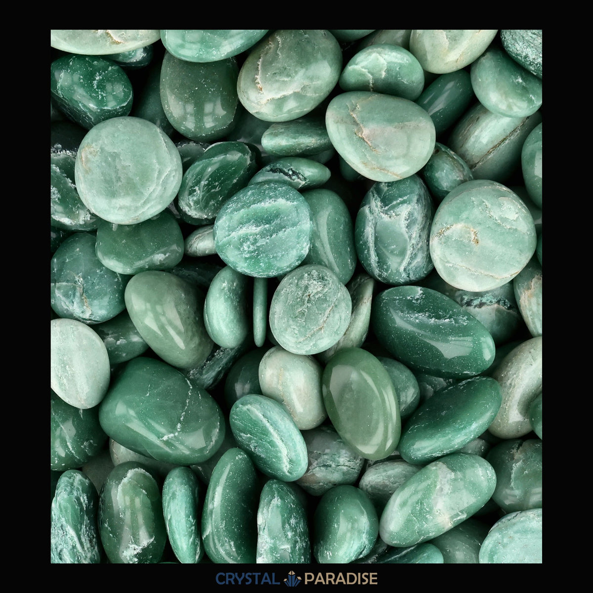 Green Mica Trommelsteine – Ansicht 9