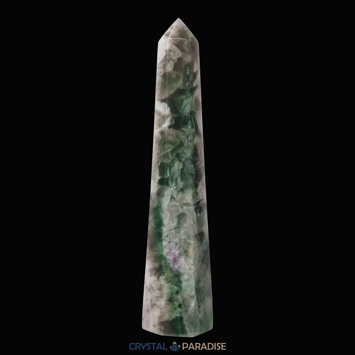 Grüner Fluorit Obelisk aus der inneren Mongolei (1084g) – Ansicht 5