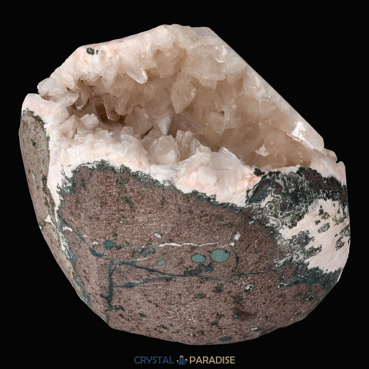 Heulandit Euzeolit Geode aus Indien (297g) – Ansicht 9