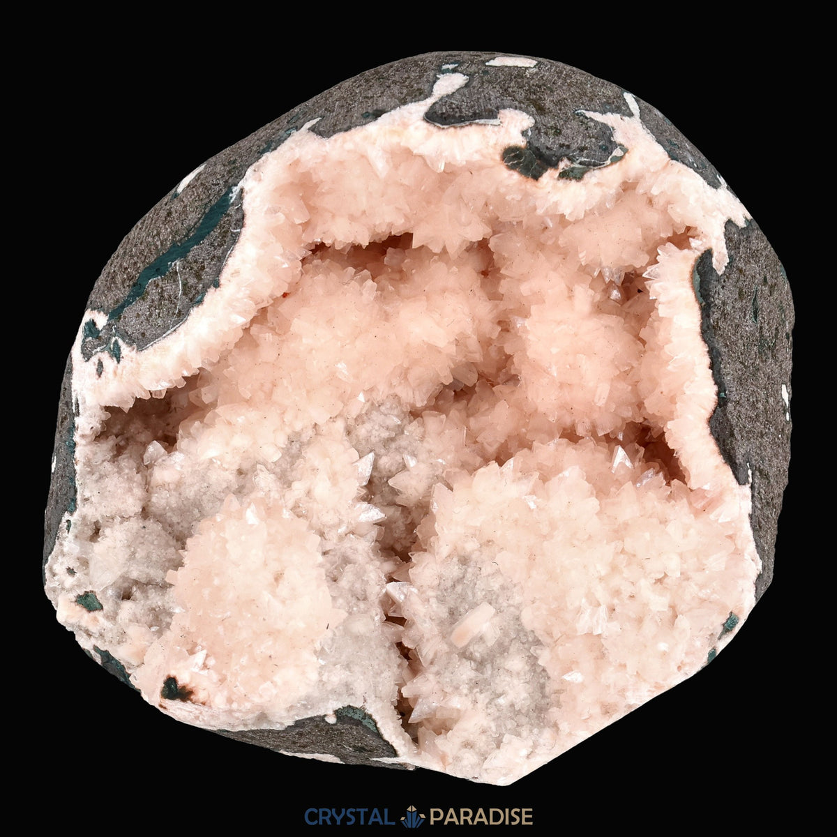 Heulandit Euzeolit Geode aus Indien (337g) – Ansicht 4