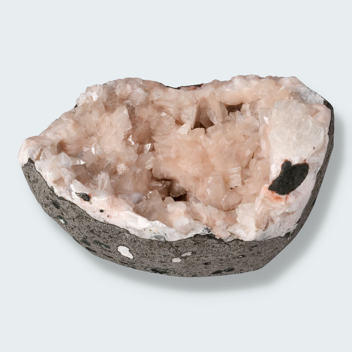 Heulandit Euzeolit Geode aus Indien (387g) – Ansicht 3