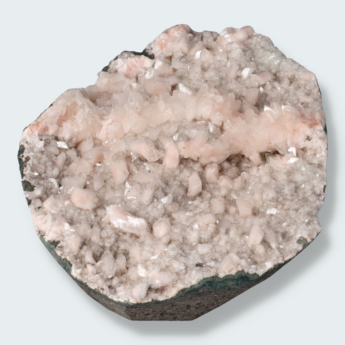 Heulandit Euzeolit Geoden aus Indien (406g) – Ansicht 3