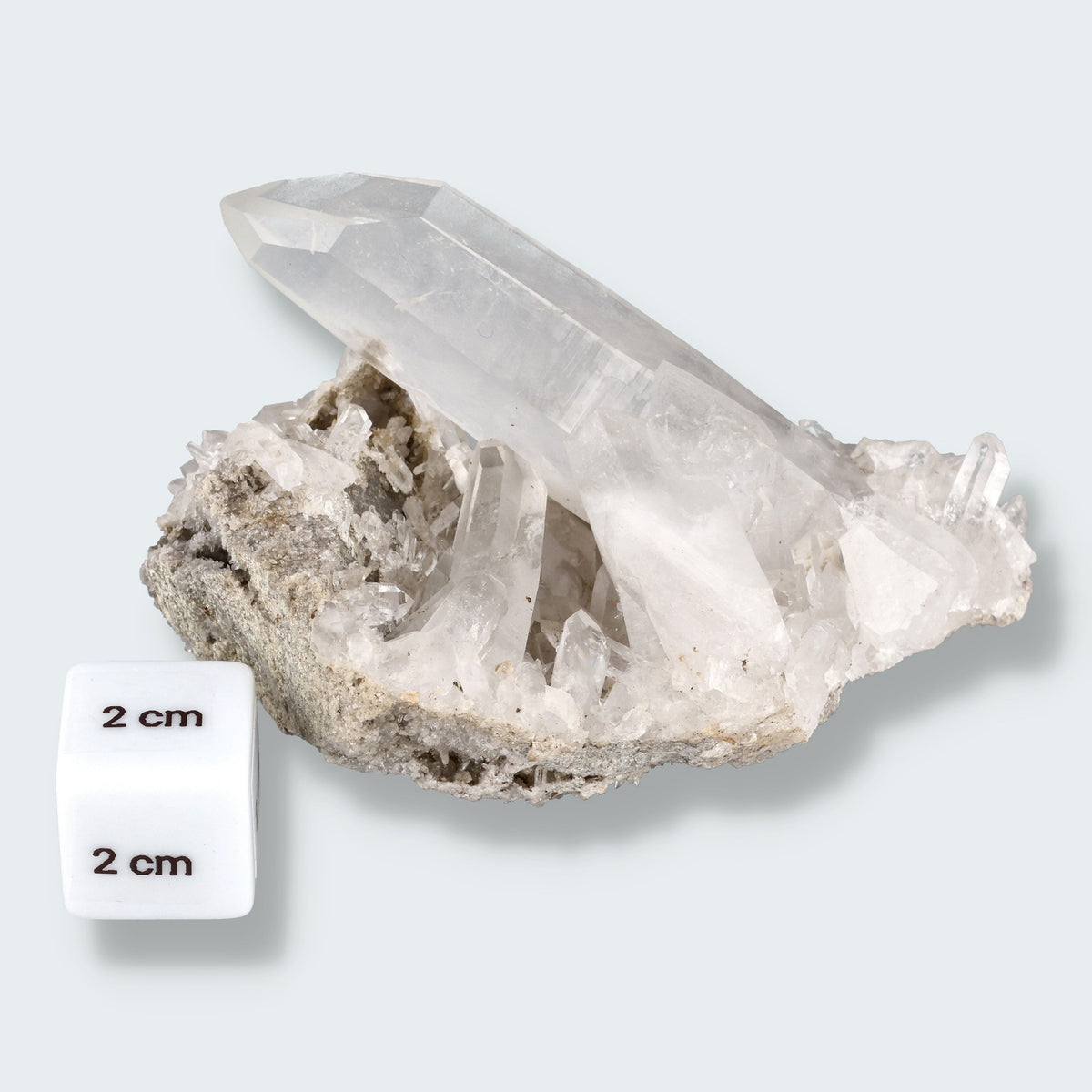 Himalaya Quarz (Bergkristall) aus dem Skardu Tal in Pakistan (190g) – Ansicht 2