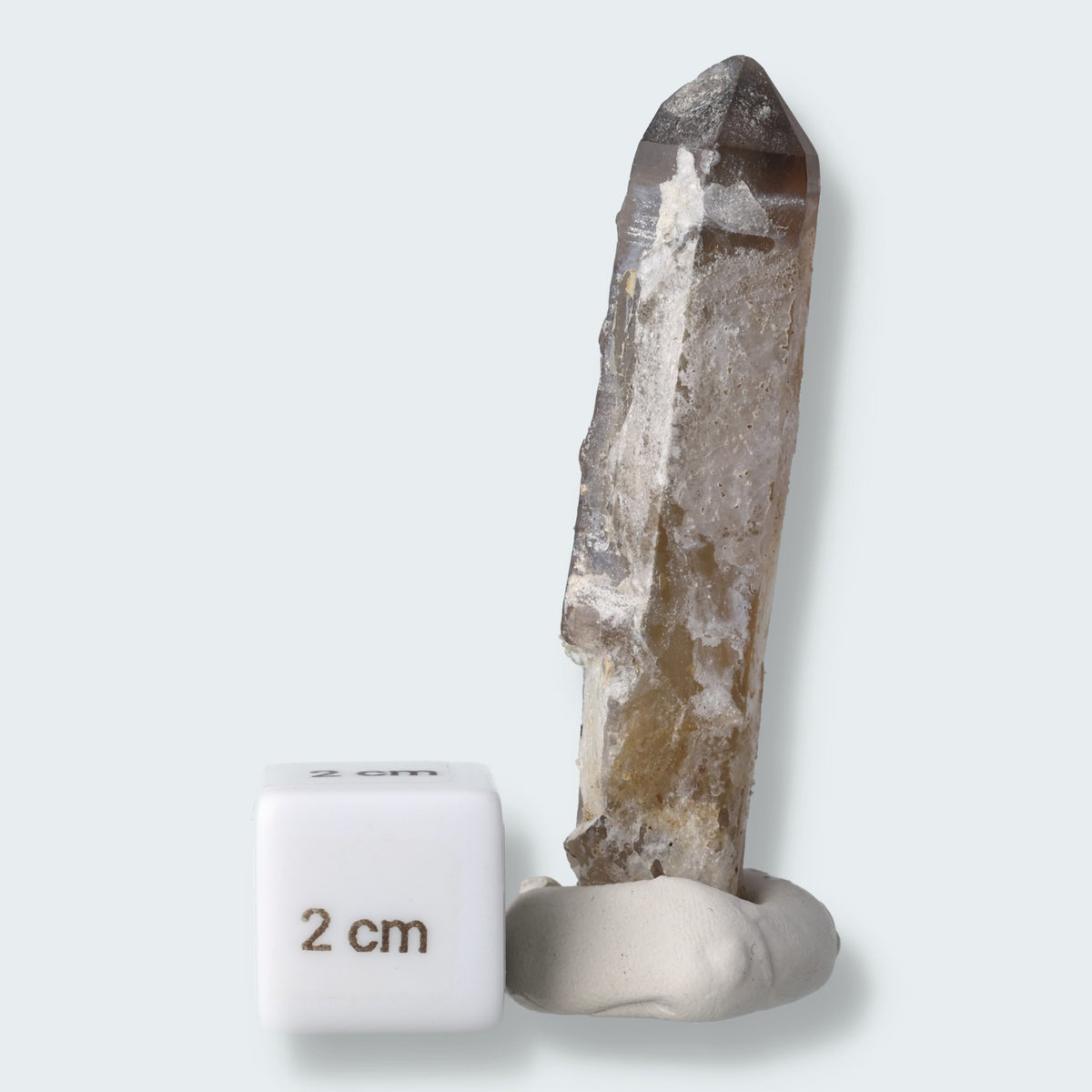 Hyalith (UV Reaktiv) und Rauchquarz aus Namibia (31g) – Ansicht 4