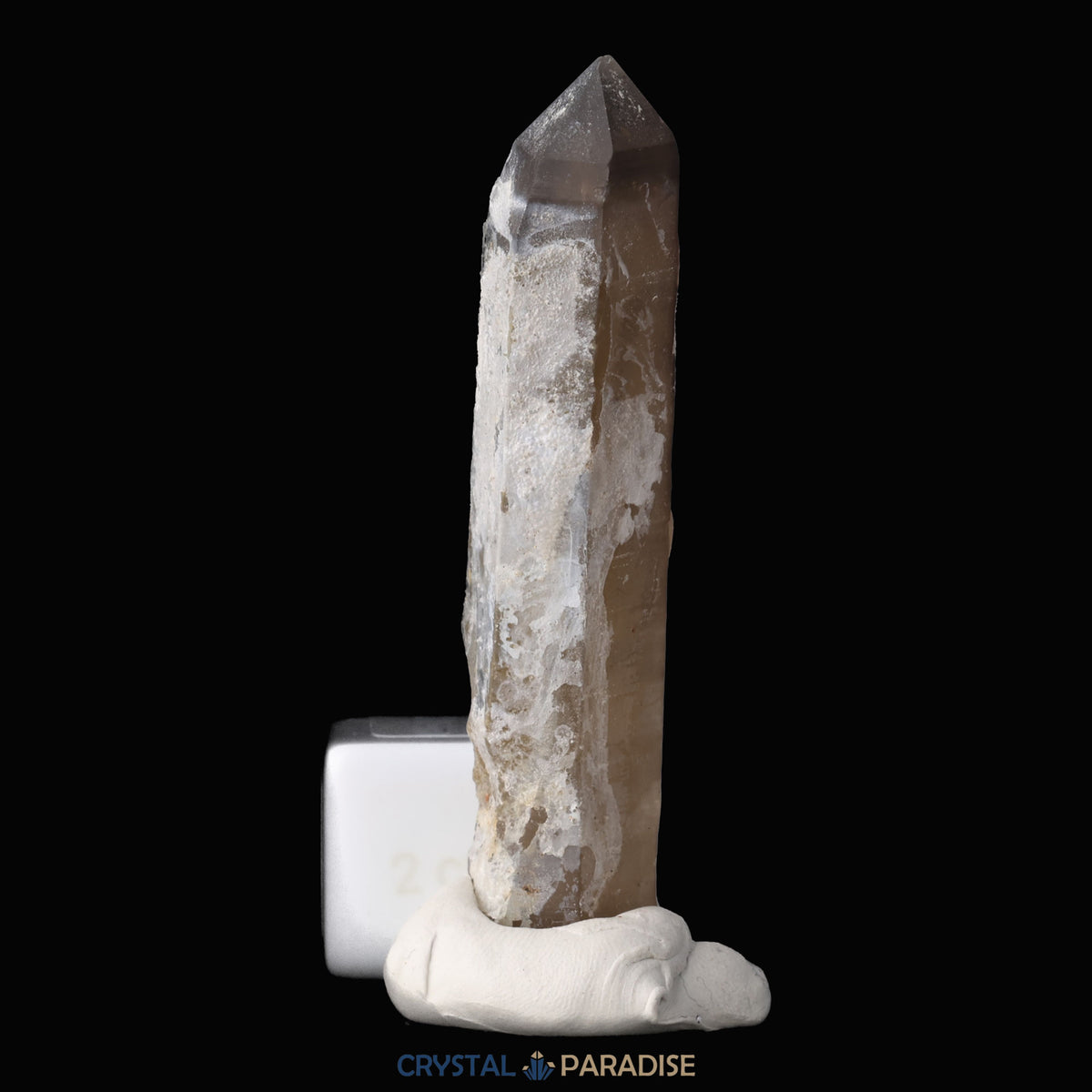 Hyalith (UV Reaktiv) und Rauchquarz aus Namibia (31g) – Ansicht 8