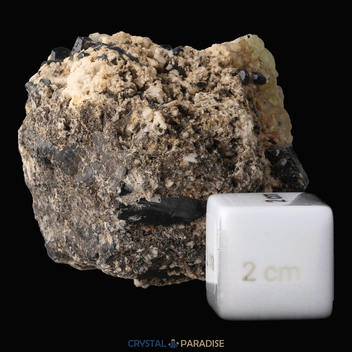 Hyalith (UV Reaktiv) und Schörl Turmalin aus Namibia (164g) – Ansicht 10