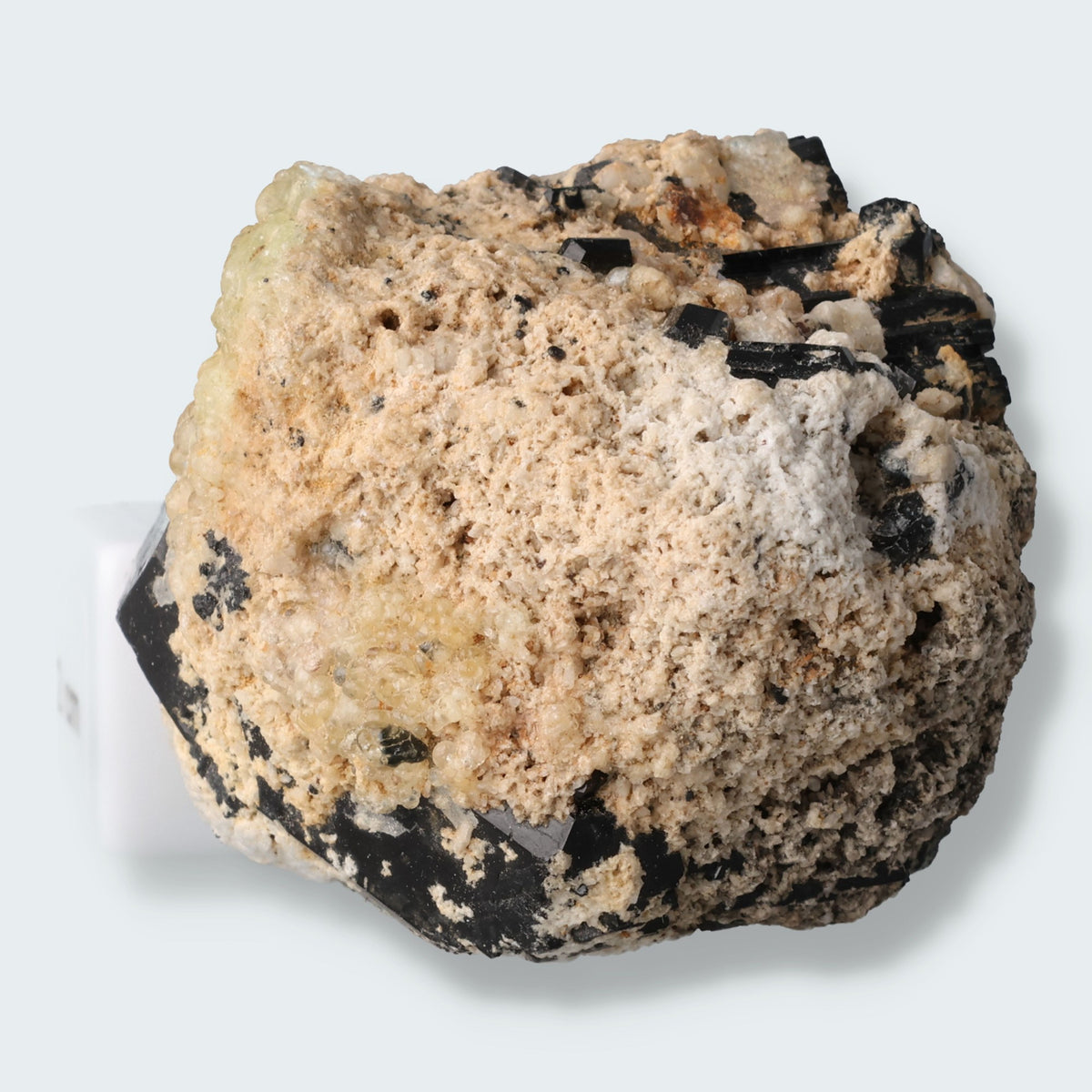 Hyalith (UV Reaktiv) und Schörl Turmalin aus Namibia (164g) – Ansicht 4