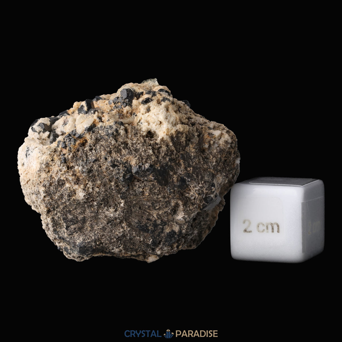 Hyalith (UV Reaktiv) und Schörl Turmalin aus Namibia (164g) – Ansicht 9