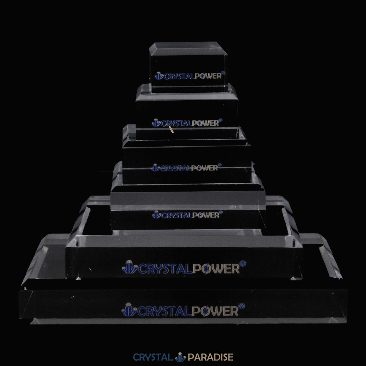 Klarer Acryl Blöcke "crystalpower®" für Vitrine – Ansicht 5