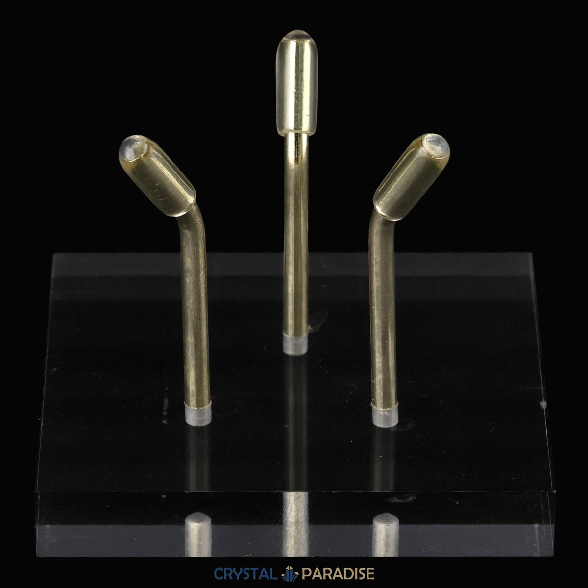 Klarer Acryl Kugelhalter mit Metallarmen – Ansicht 4