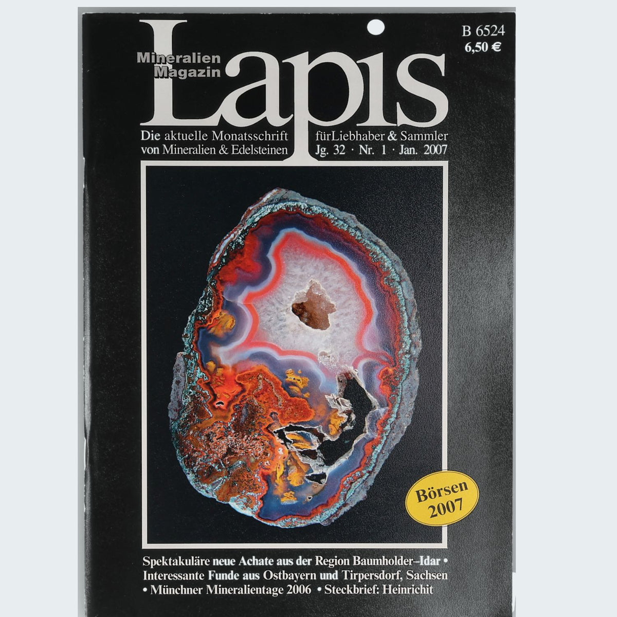 Lapis Mineralien Magazin Jahrgang 2007 Jg. 32 Fachzeitschrift Mineralogie
