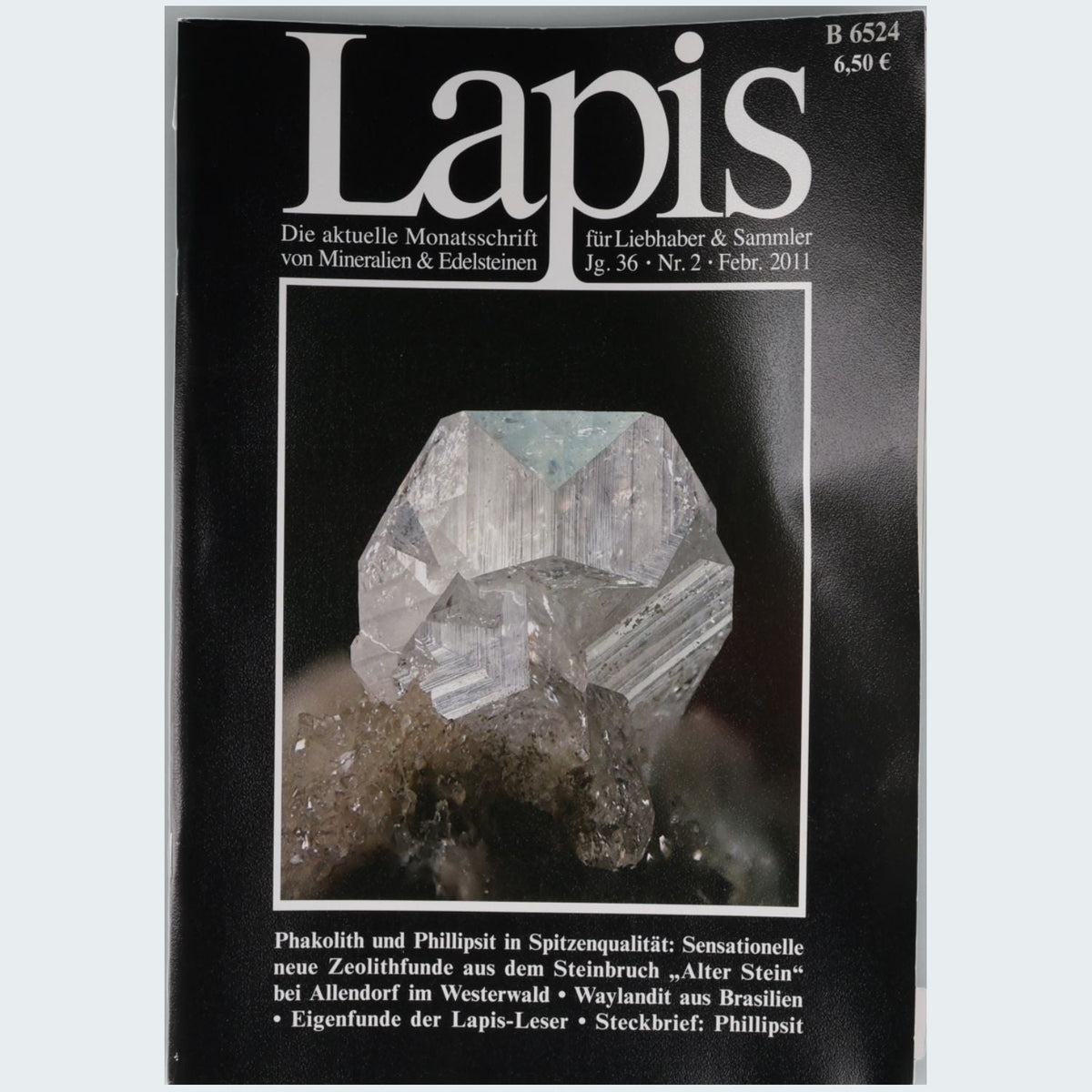 Lapis Mineralien Magazin Jahrgang 2011 Jg. 36 Fachzeitschrift Mineralogie