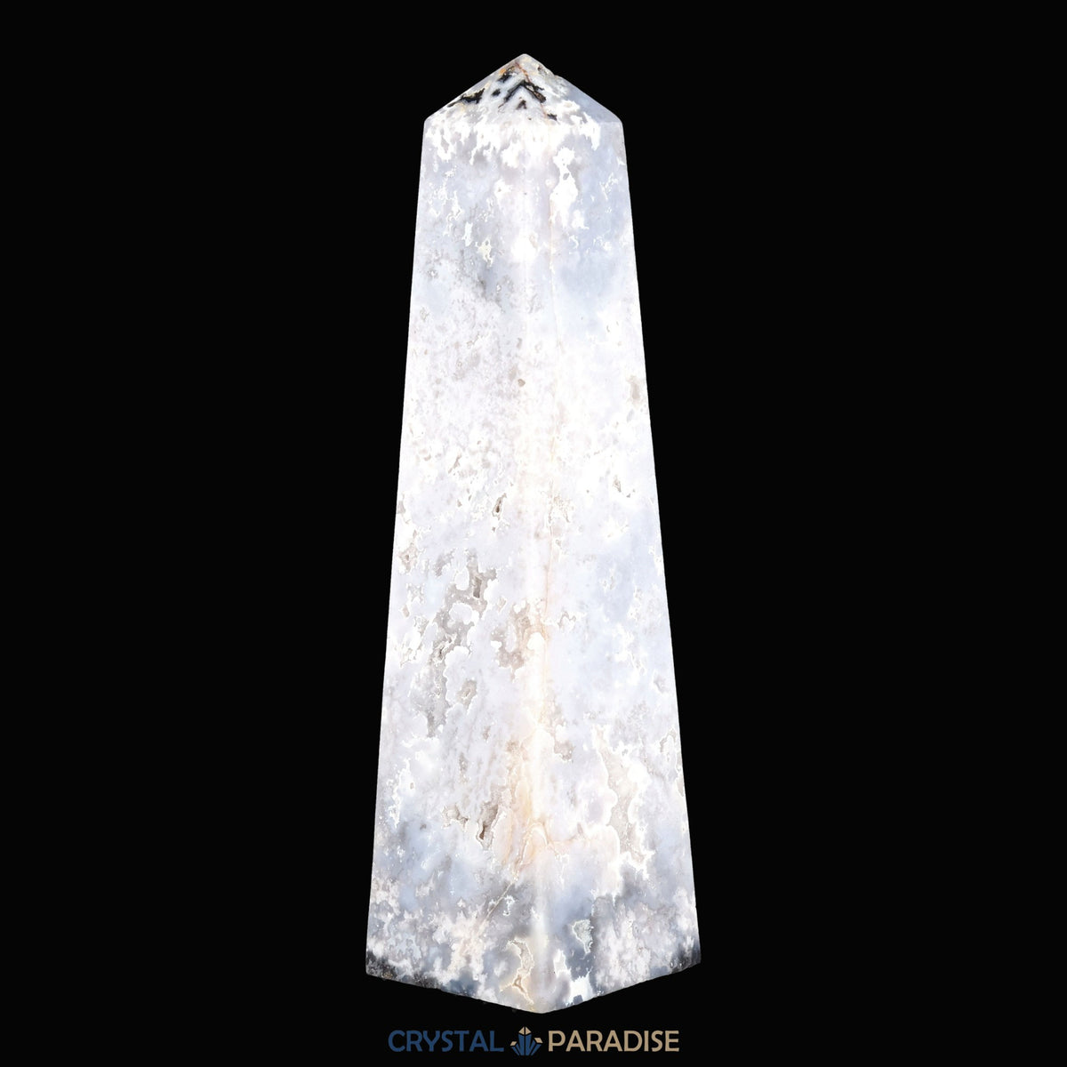 Obelisk aus Blue Pacific Achat (250-350g) – Ansicht 8