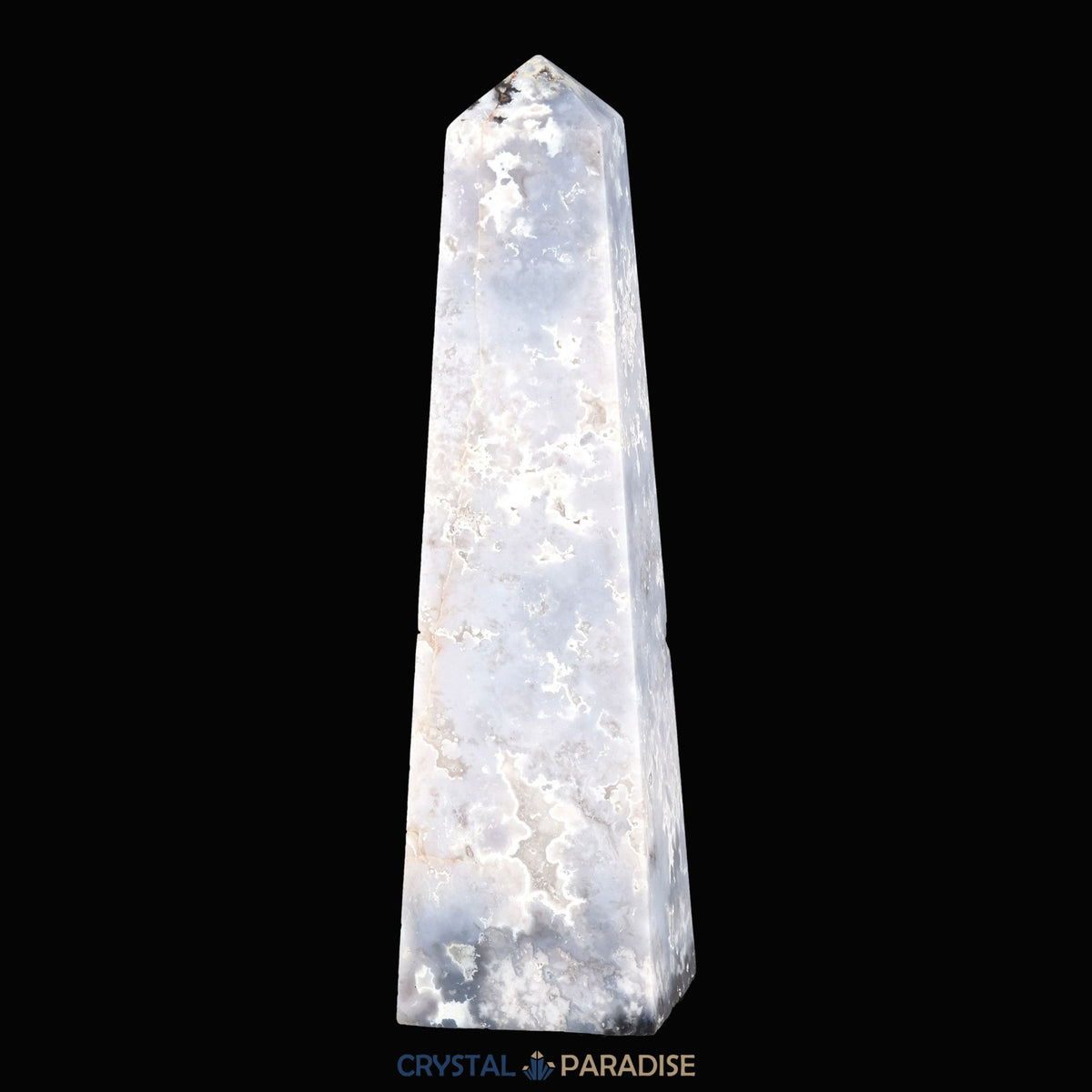 Obelisk aus Blue Pacific Achat (250-350g) – Ansicht 9