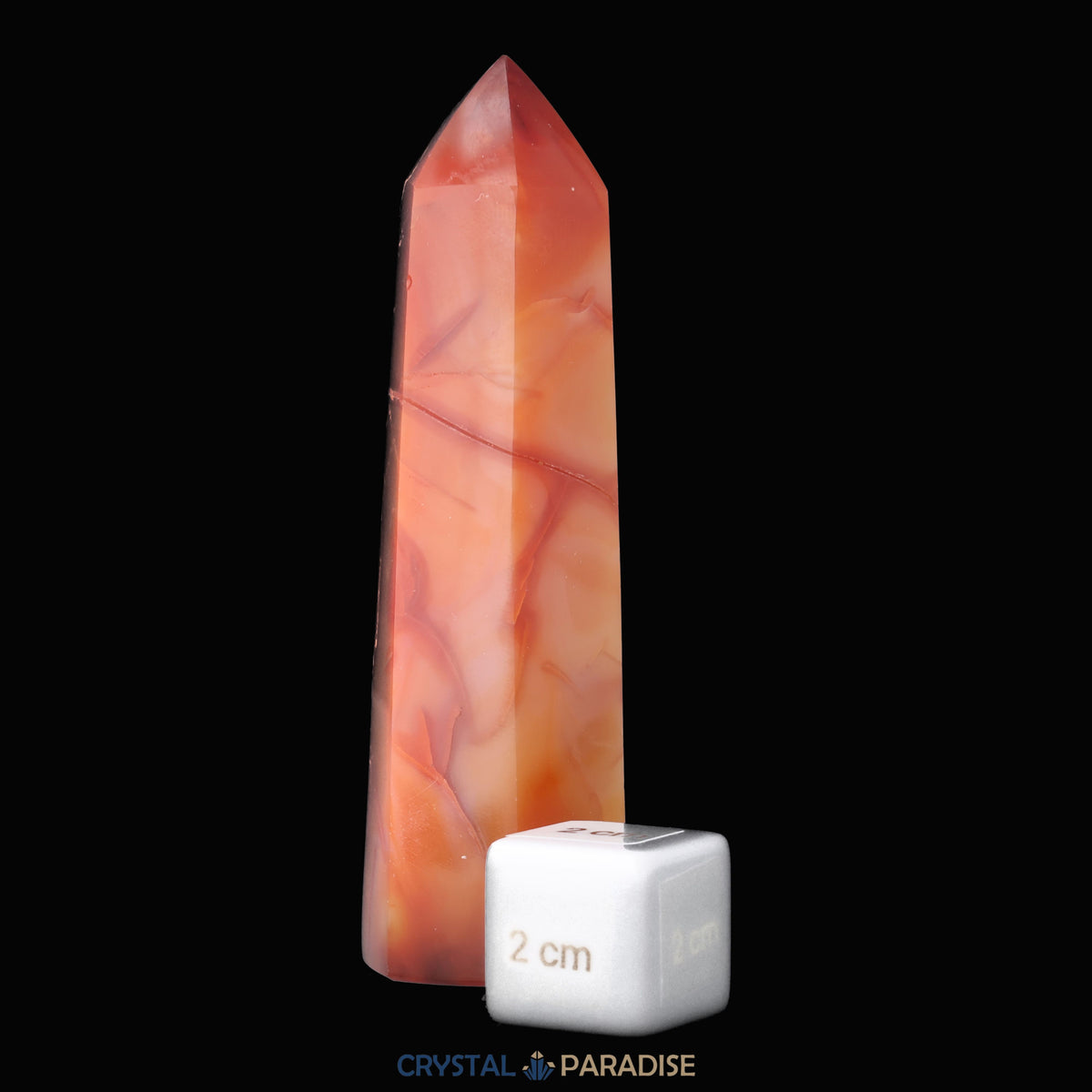 Obelisk aus rotem Karneol Achat – Ansicht 3