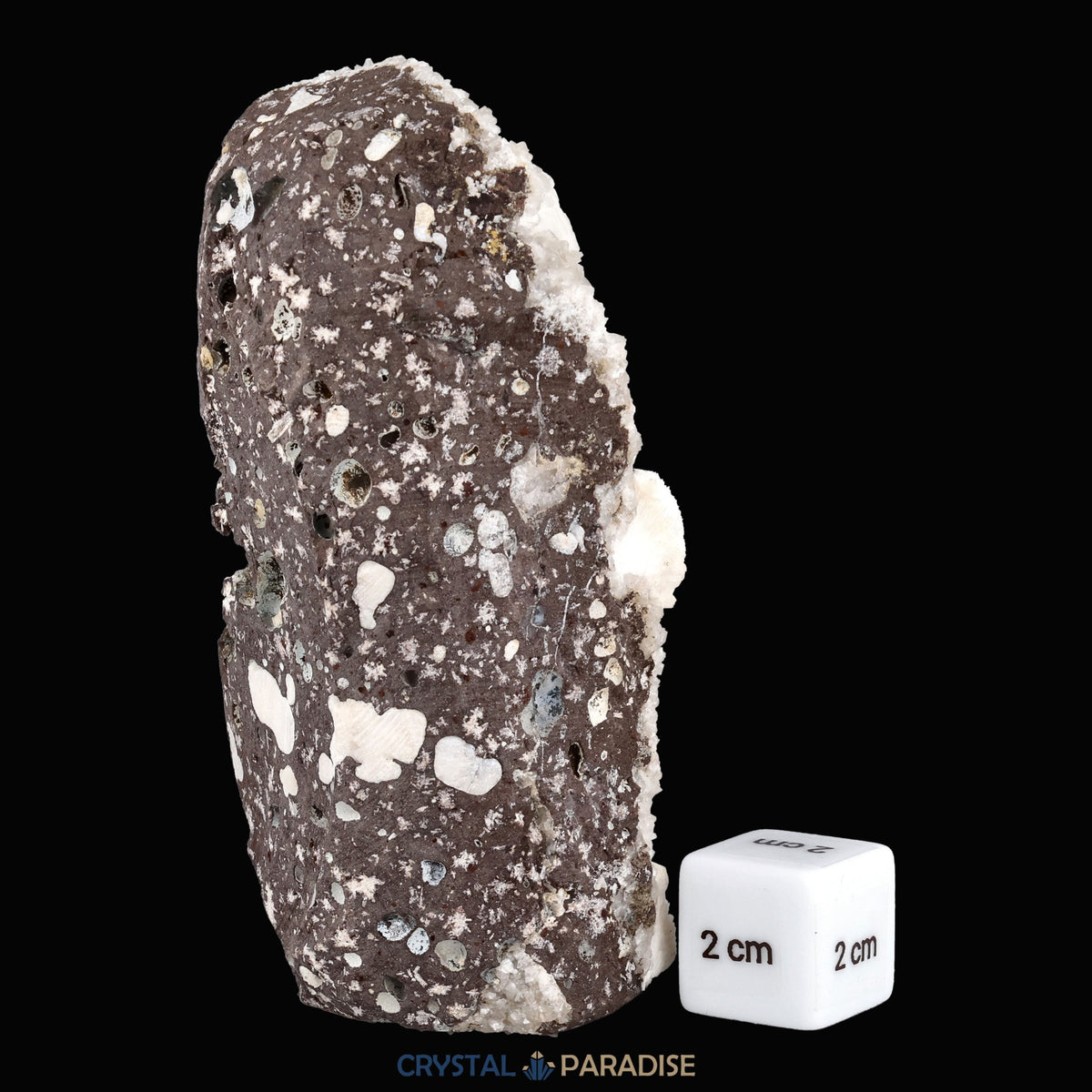 Okenit auf Apophyllit aus Indien (371g) – Ansicht 9