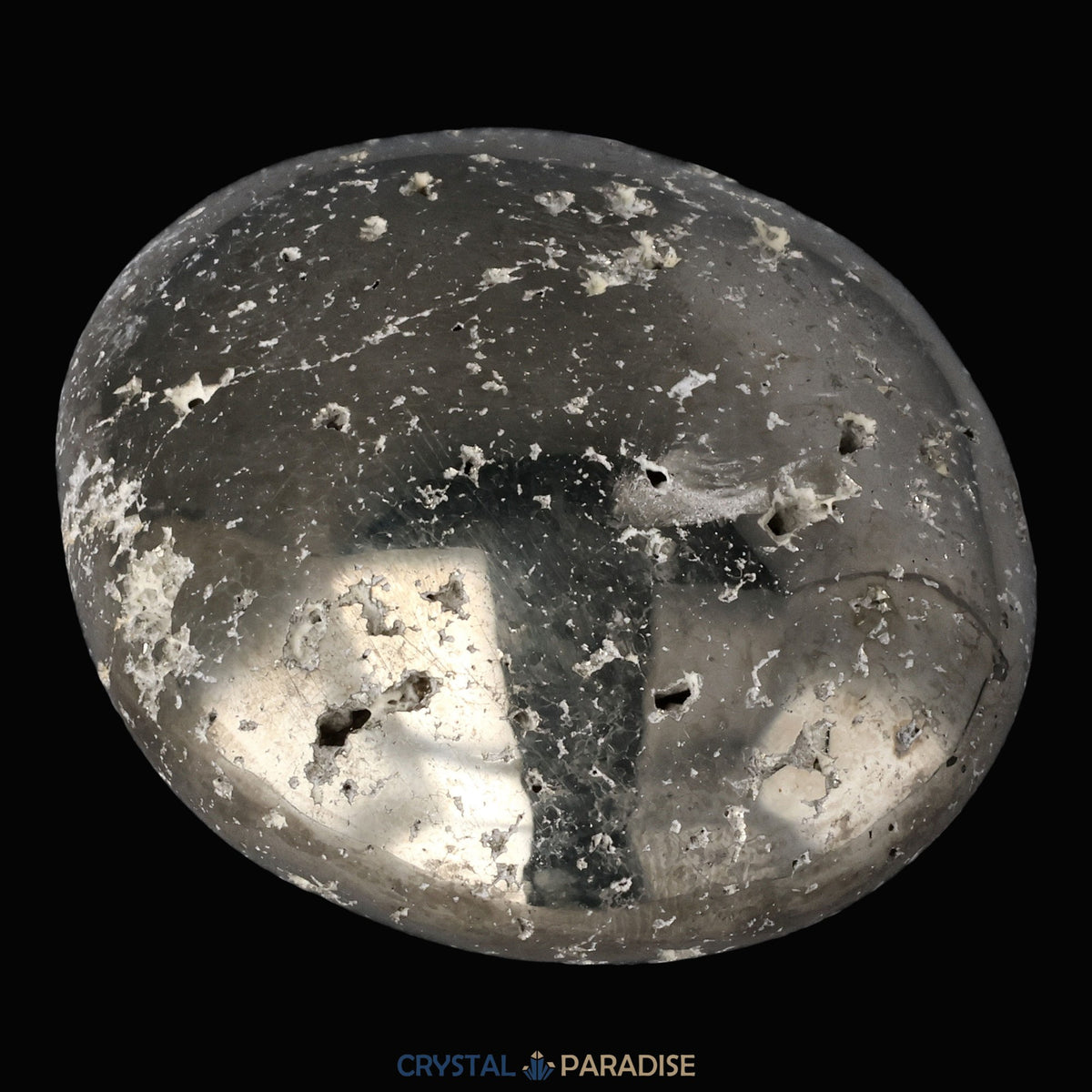 Pyrit Druzy Handschmeichler aus Huánuco, Peru (ca. 5,5 cm) – Ansicht 15