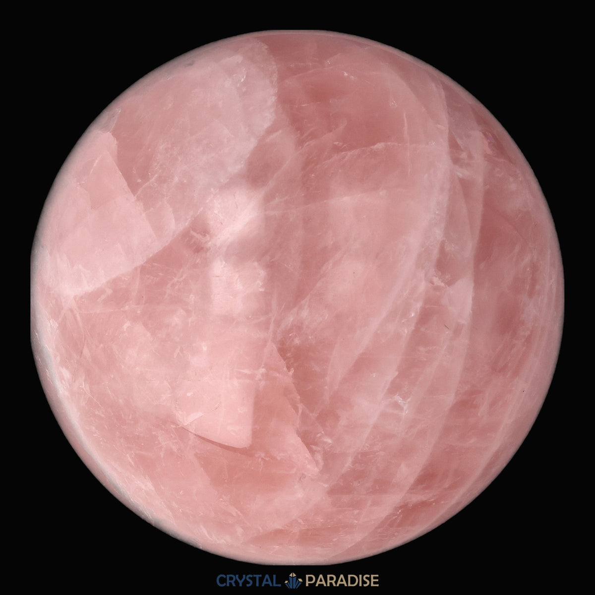 Rosenquarz Kugel (rosa transparent) – Ansicht 6