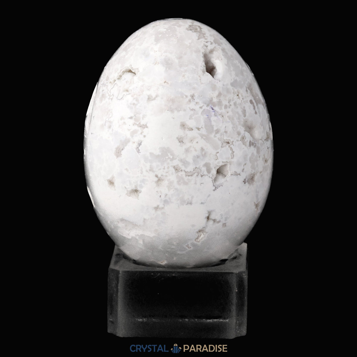 Schneeachat Ei (135 - 180g) – Ansicht 6