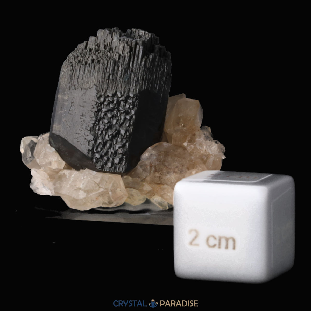 Schörl Turmalin mit Rauchquarz aus Erongo, Namibia (59g) – Ansicht 2