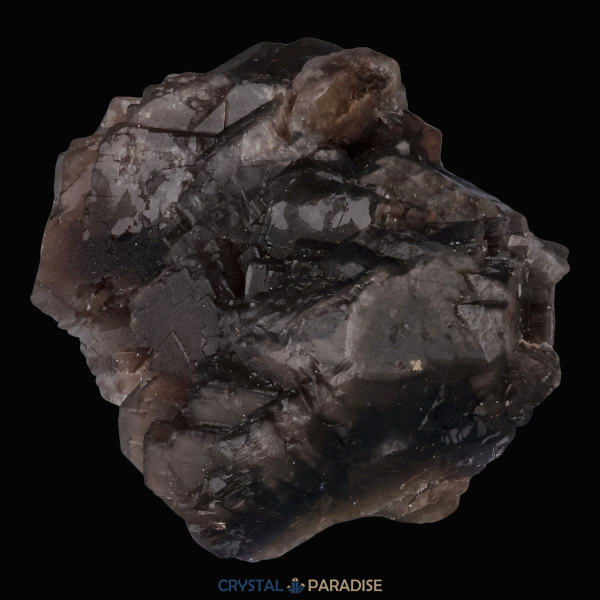 Schwarzer Rosen-Fluorit aus Baluchistan Pakistan (280g) – Ansicht 6
