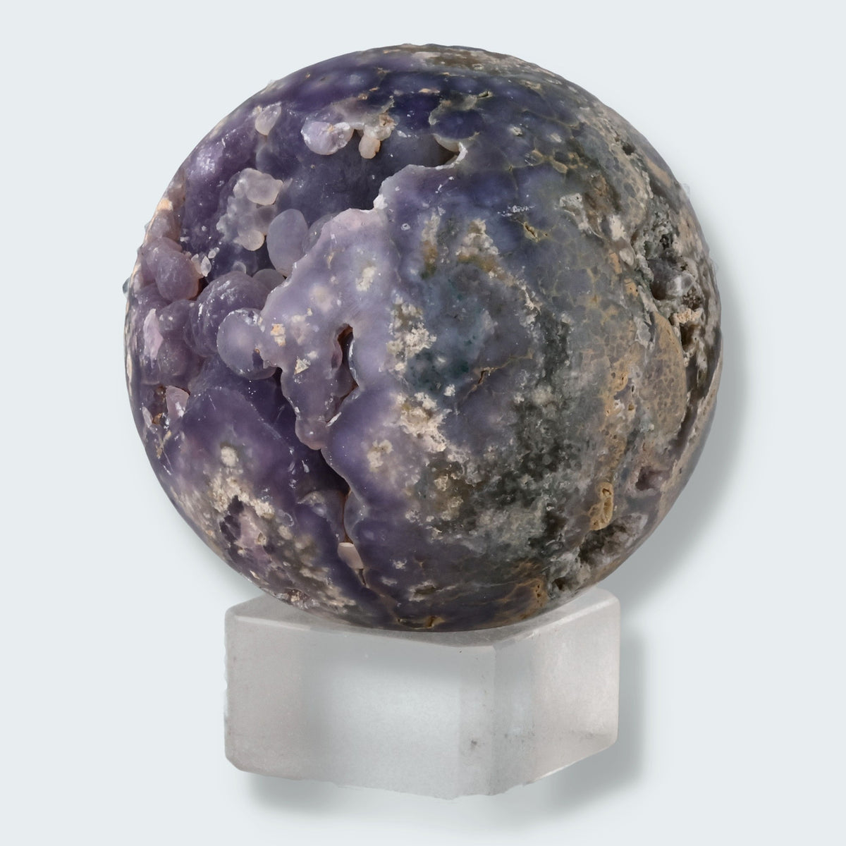 Trauben Achat Druzy Kugeln aus Indonesien (365g) – Ansicht 2