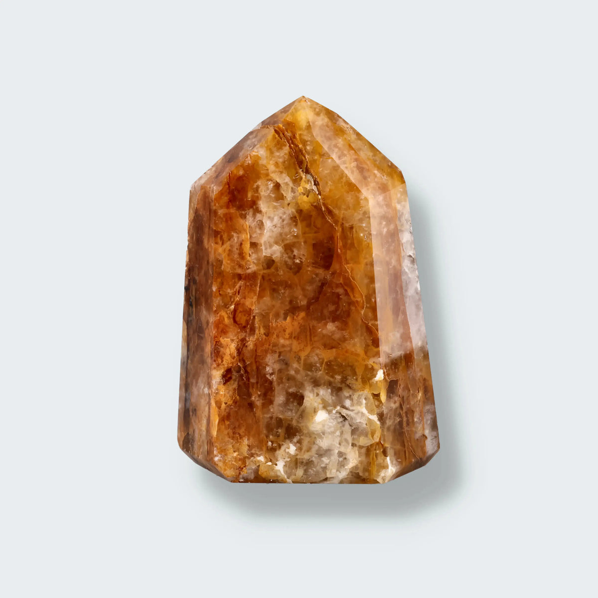 Golden Healer Spitze (Quarz mit Eisenoxid Einschlüssen) aus Brasilien (10,5cm)