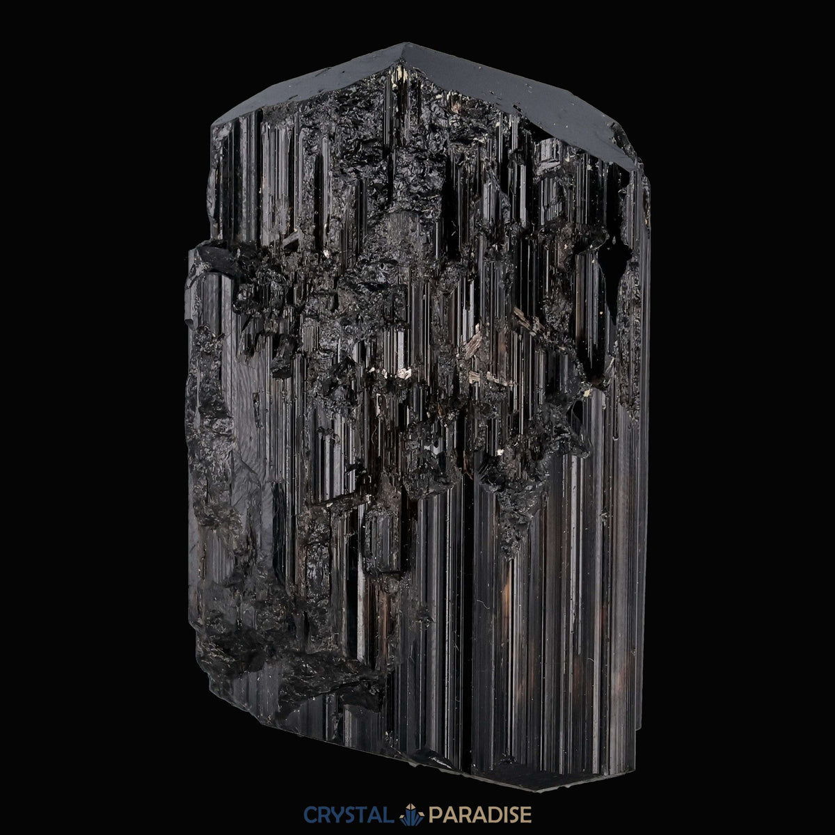 Kluftschwimmer Schwarzer Schörl Turmalin aus Brasilien (209g) - crystal paradise