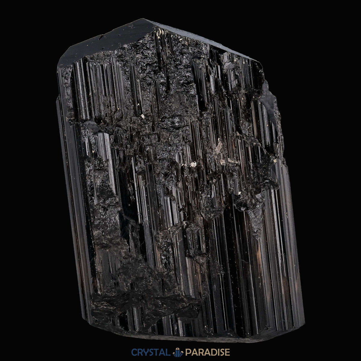 Kluftschwimmer Schwarzer Schörl Turmalin aus Brasilien (209g) - crystal paradise