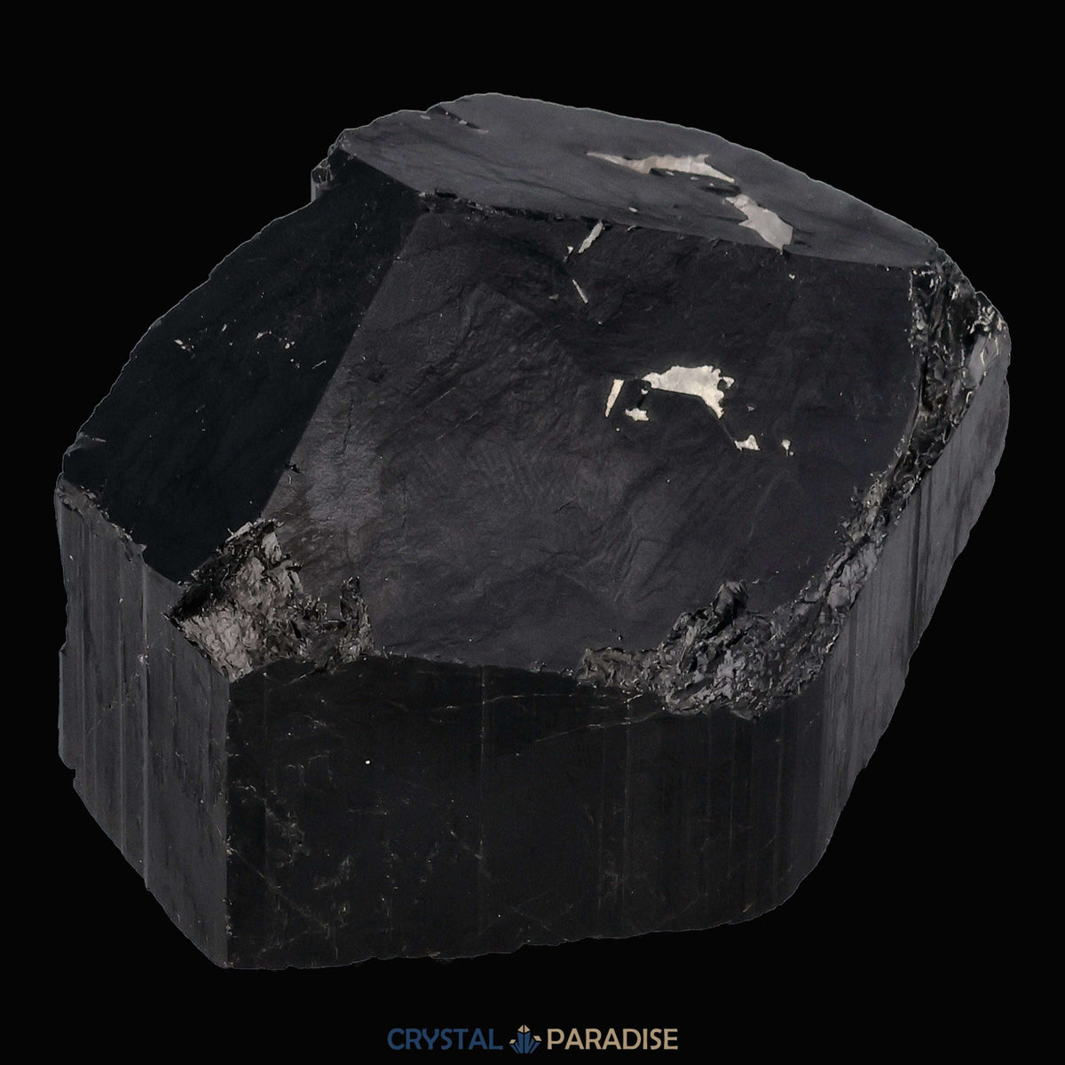 Schwarzer Schörl Turmalin aus Brasilien (184g) - crystal paradise