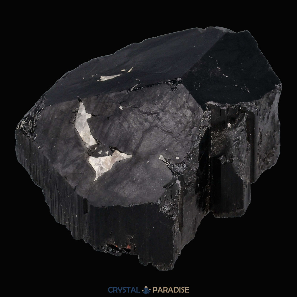 Schwarzer Schörl Turmalin aus Brasilien (184g) - crystal paradise