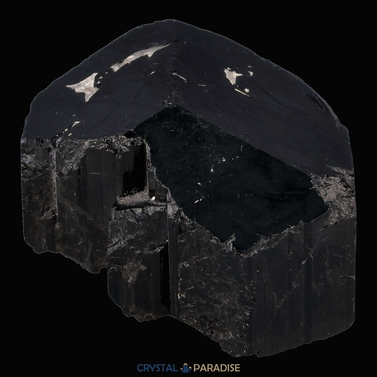 Schwarzer Schörl Turmalin aus Brasilien (184g) - crystal paradise