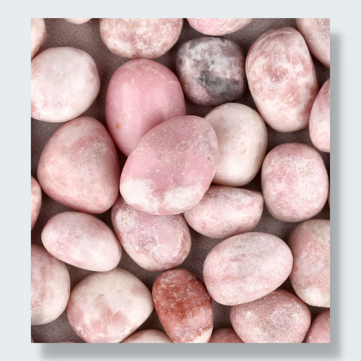 Andenopal rosa Trommelsteine
